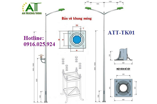 Cột đèn đô thị