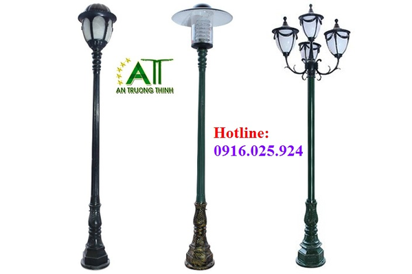 Cột đèn sân vườn chịu mưa