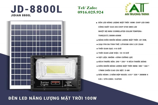 Đèn Led chiếu sáng năng lượng mặt trời