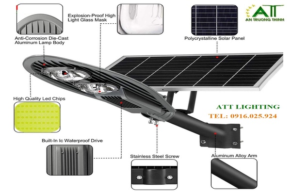 Đèn Led chiếu sáng năng lượng mặt trời