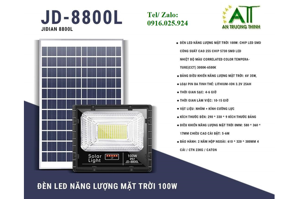 Đèn Led chiếu sáng năng lượng mặt trời