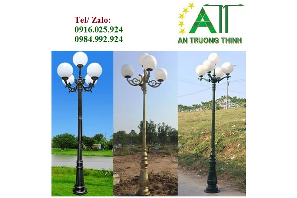 Trụ đèn chiếu sáng công viên