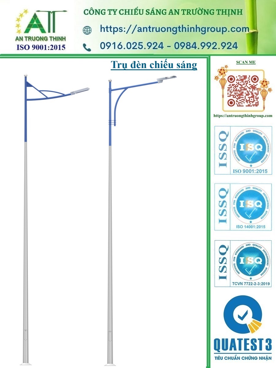 Công Ty Sản Xuất Trụ Đèn Cao Áp Chiếu Sáng Tại Gia Lai