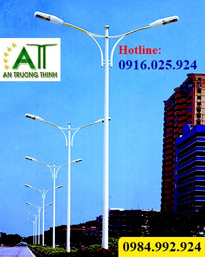 Cung Cấp Cột Đèn Chiếu Sáng Cao Áp Thép Mạ Kẽm Tại Tỉnh Ninh Thuận