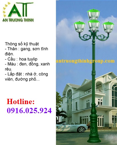 Cột Đèn Chiếu Sáng Trang Trí Sân Vườn Tại Bình Thuận