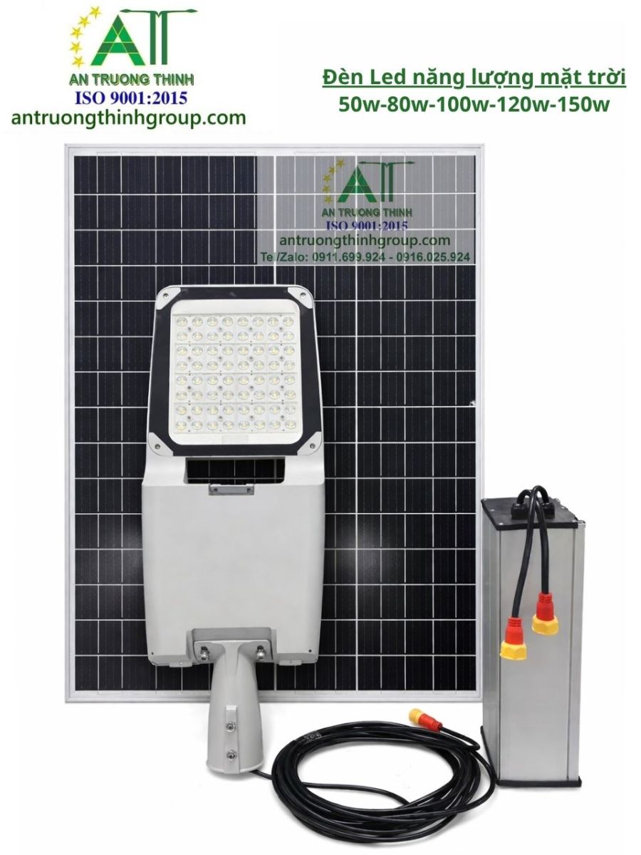 Đèn Led Năng Lượng Mặt Trời 60w, 80w, 100w, 120w, 150w ATT Lighting