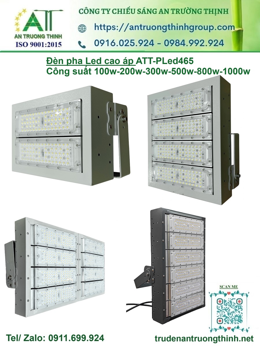 Đèn Pha Led Module 100w, 150w, 200w, 250w, 300w, 400w ATT-PLed465