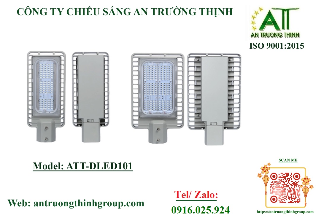 Đèn Đường Led Chiếu Sáng Đường Phố 50w, 80w, 100w, 120w