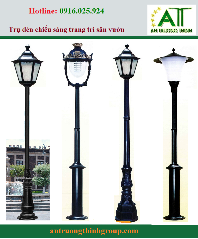 cột đèn sân vườn phù hợp