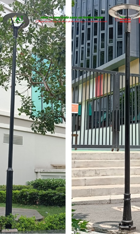 Cột đèn trang trí sân vườn