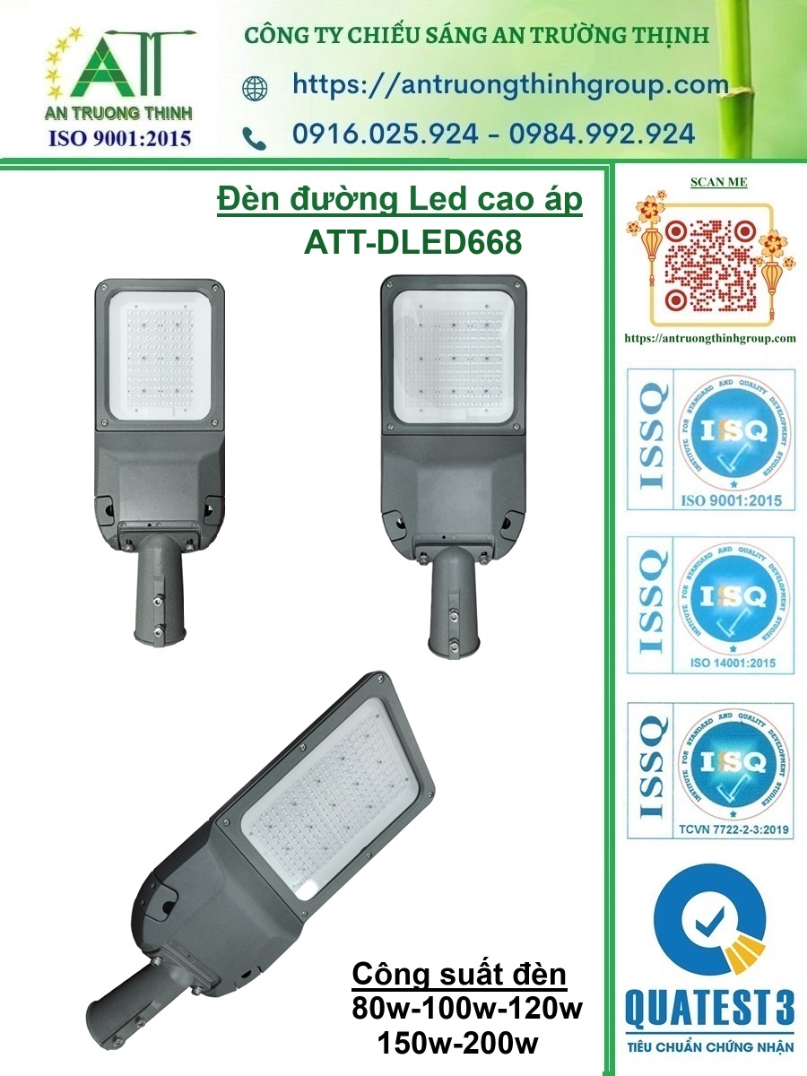 Đèn đường LED chiếu sáng công cộng