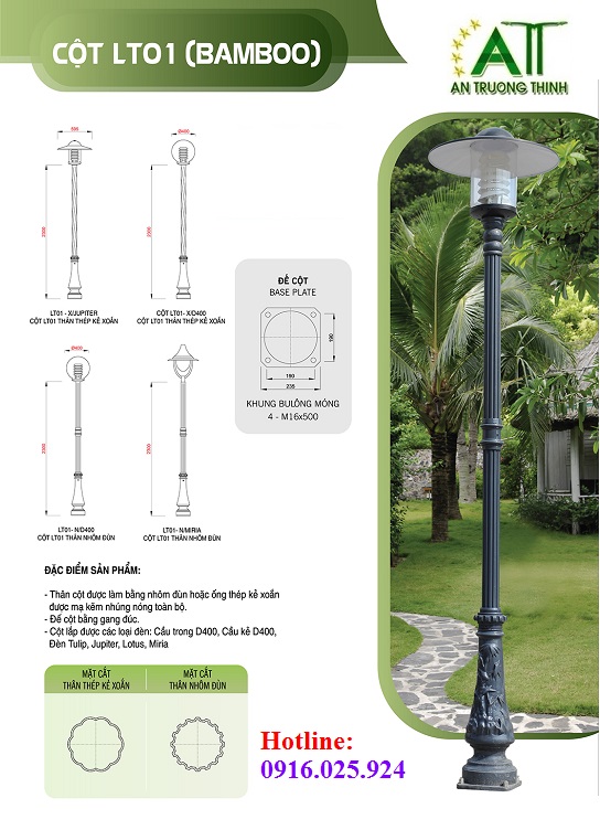 lỗi trụ đèn rung lắc