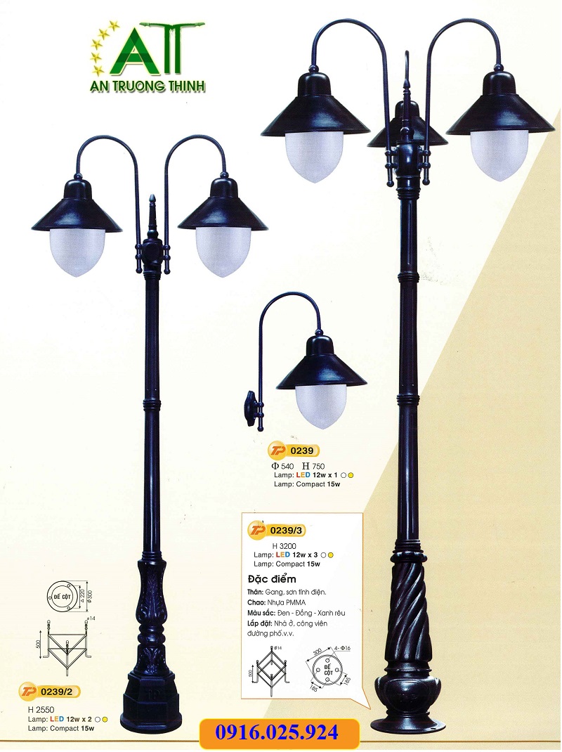 tiêu chí chọn cột sân vườn